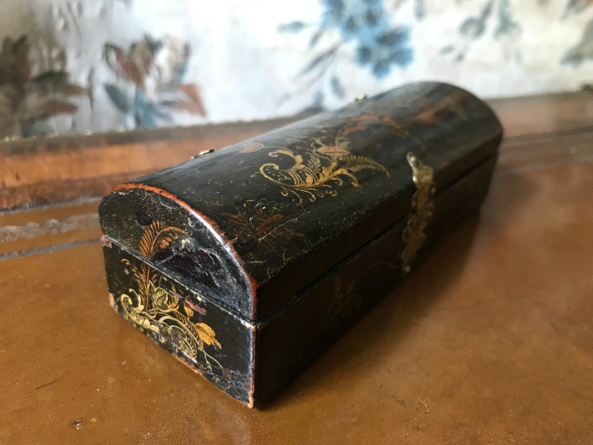 Boite à épingles XVIIIe d'époque Louis XV-photo-3
