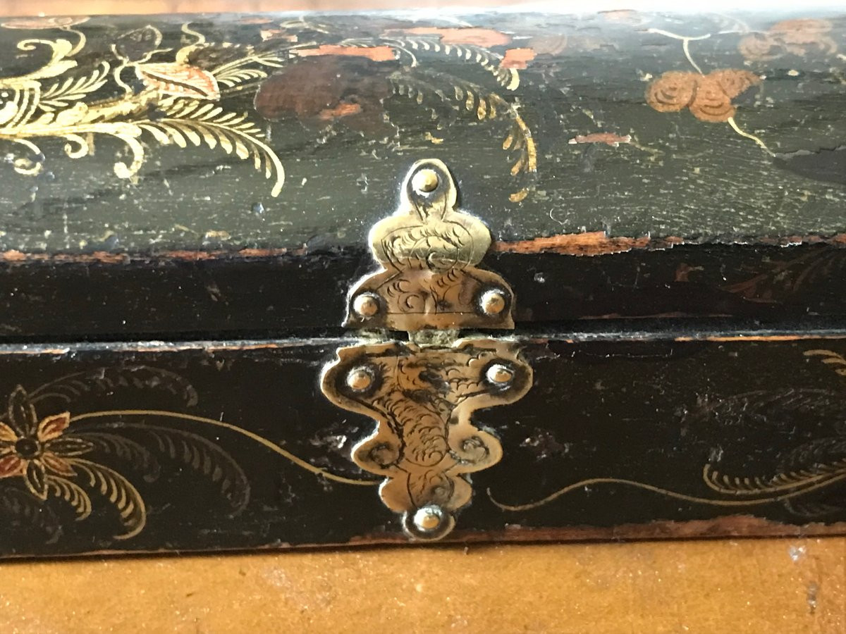 Boite à épingles XVIIIe d'époque Louis XV-photo-4