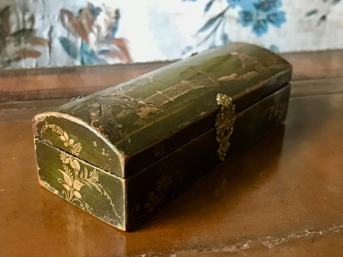 Boite à épingles XVIIIe d'époque Louis XV-photo-3