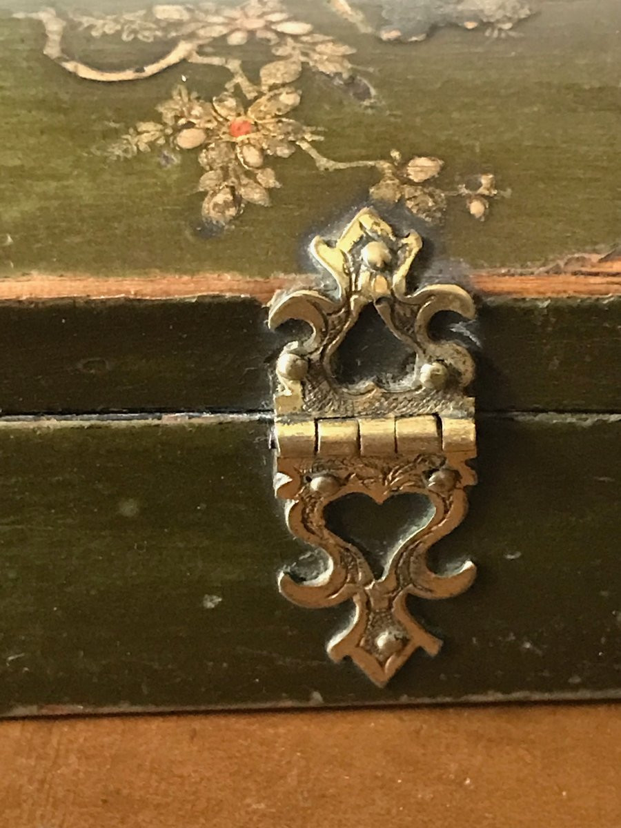 Boite à épingles XVIIIe d'époque Louis XV-photo-1