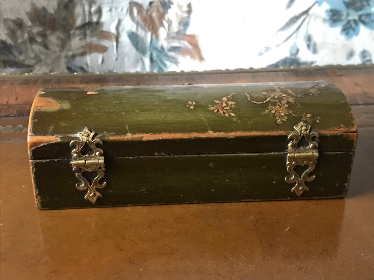 Boite à épingles XVIIIe d'époque Louis XV-photo-2