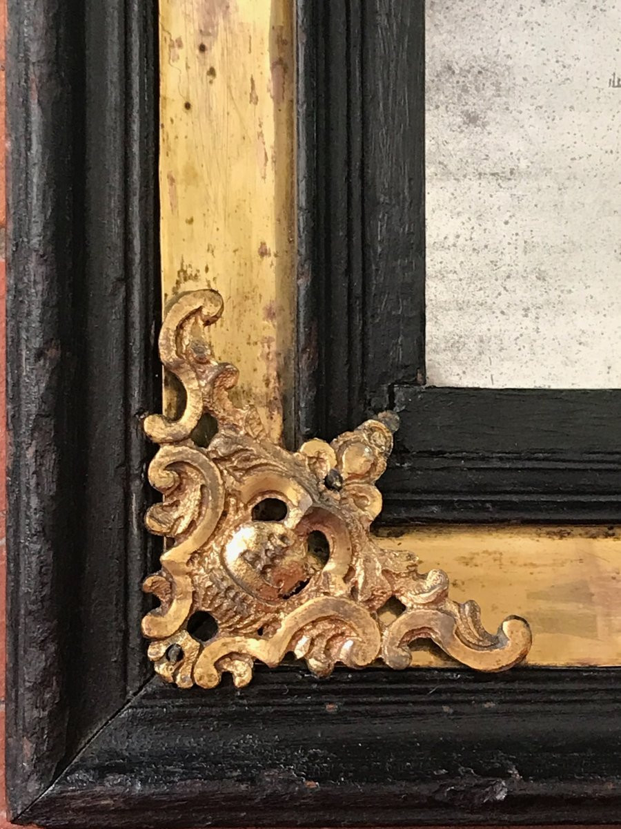 17th Century Louis XIV Period Mirror Frame-photo-1