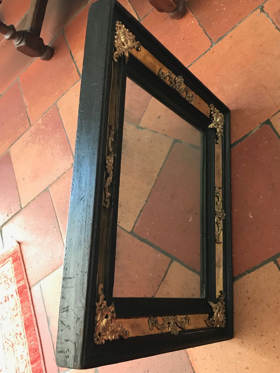 17th Century Louis XIV Period Mirror Frame-photo-5