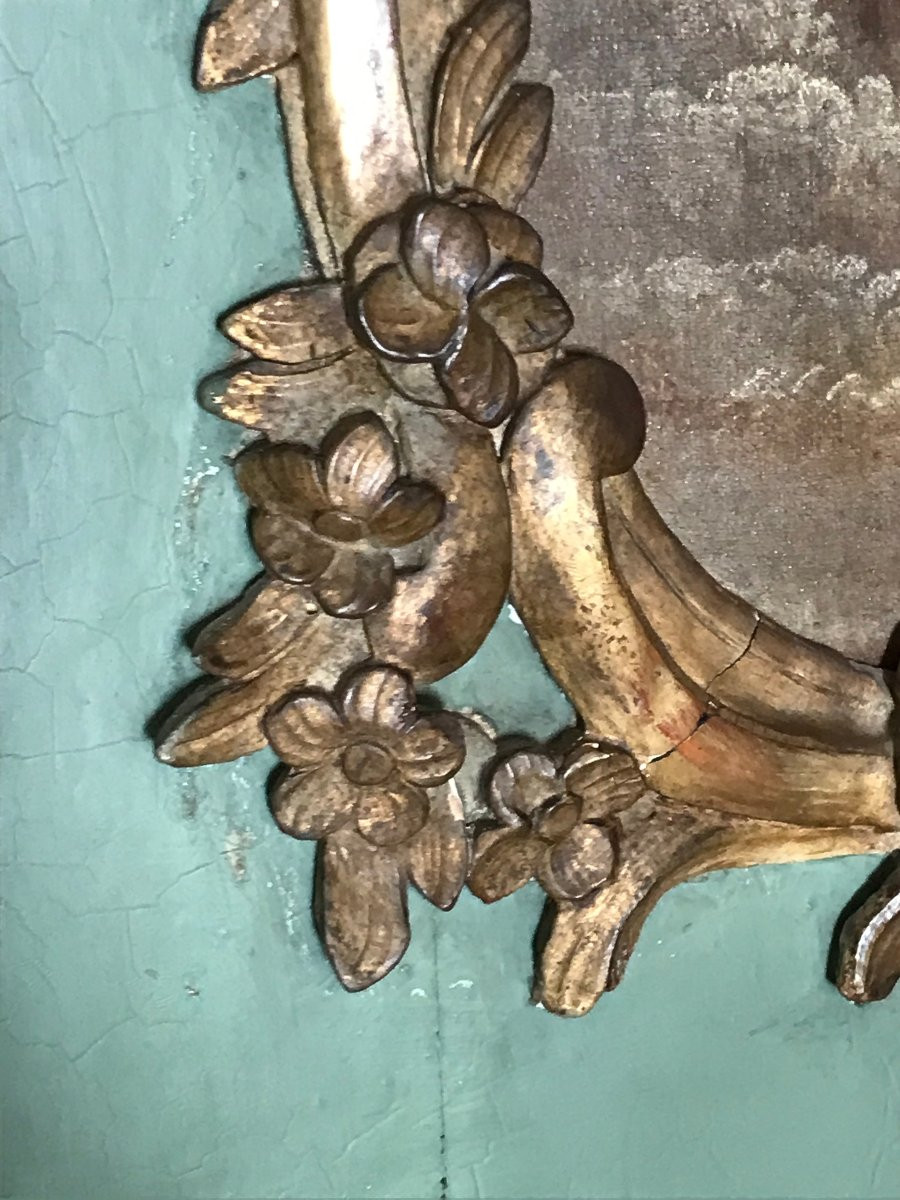Large 18th Century Trumeau From The Louis XV Period-photo-1