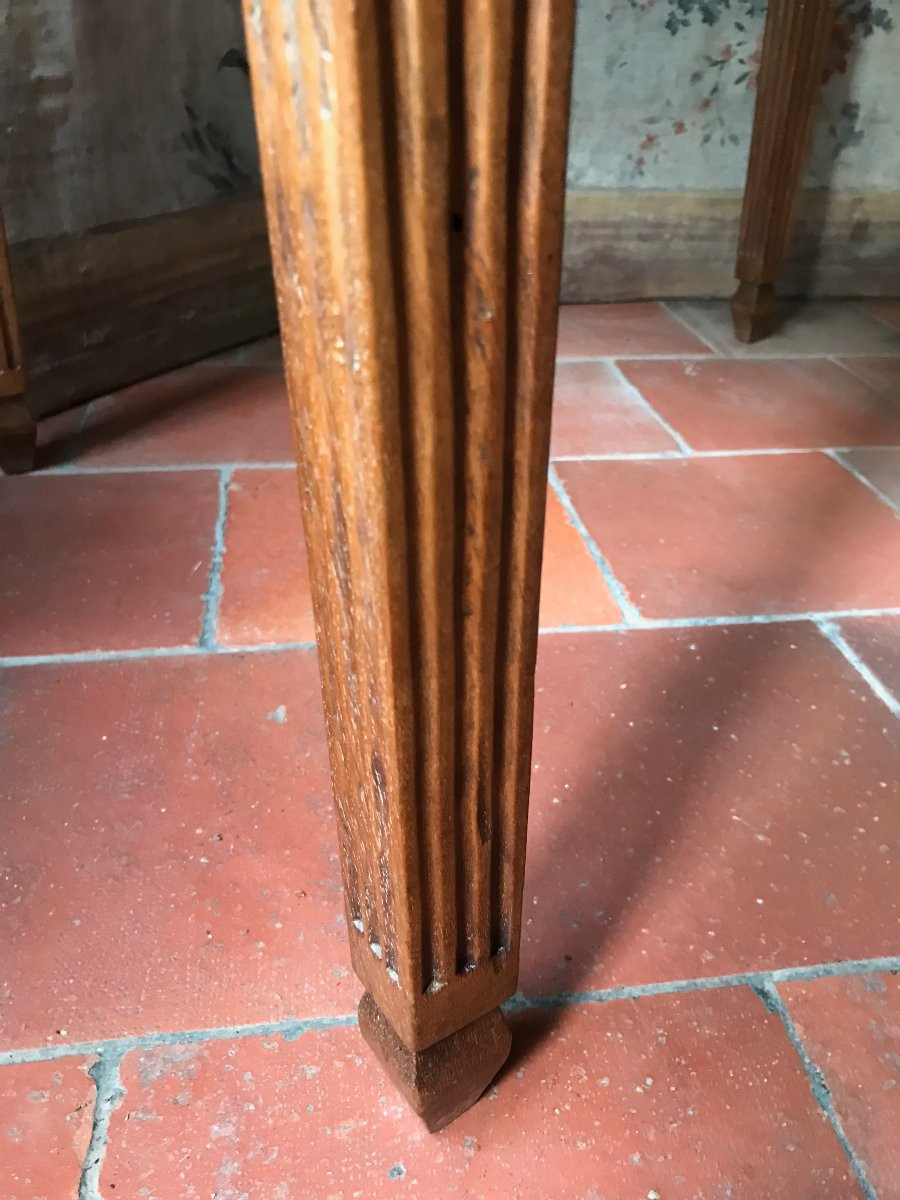 Late 18th Century Fruitwood Side Table-photo-2