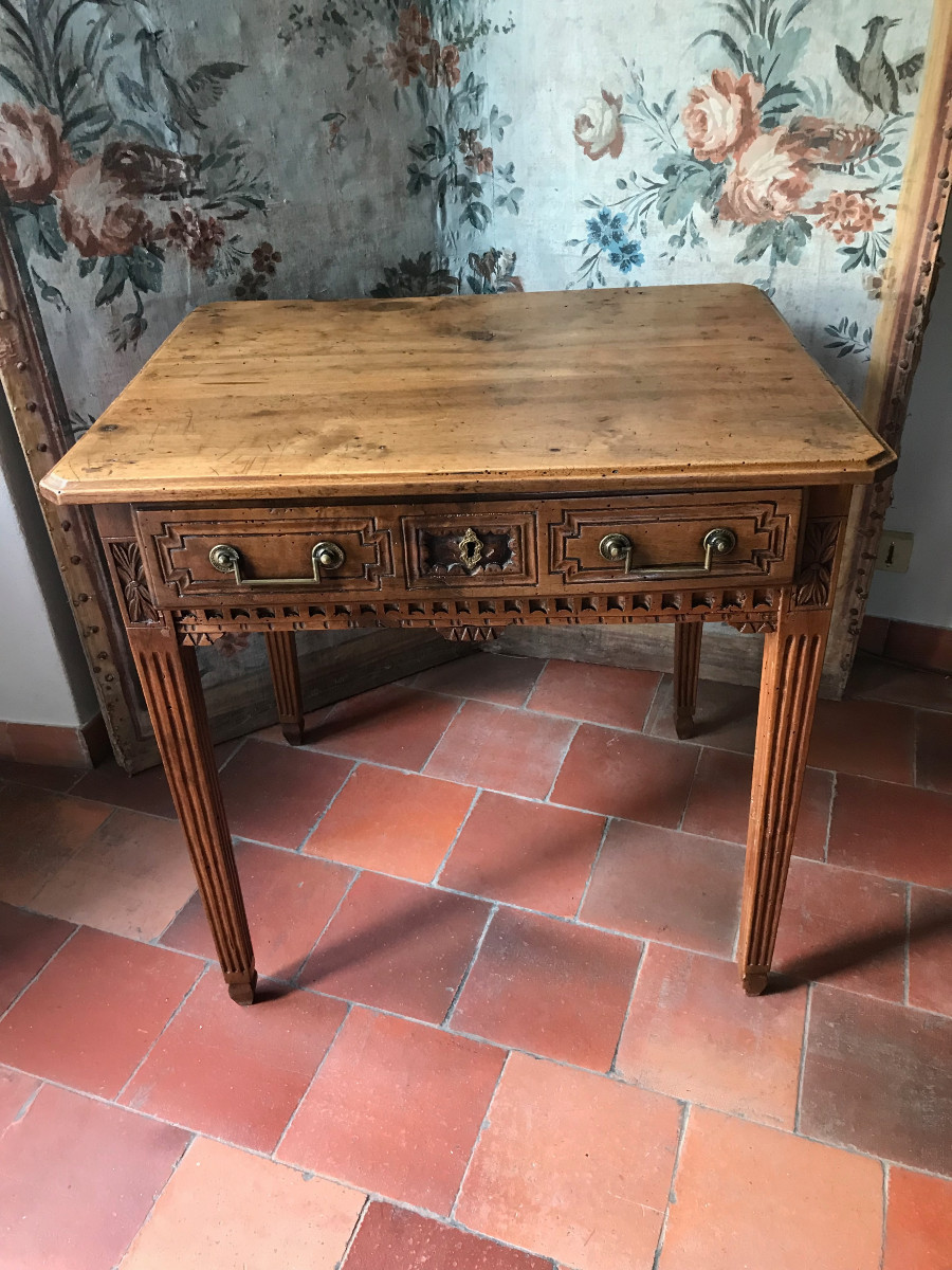Late 18th Century Fruitwood Side Table