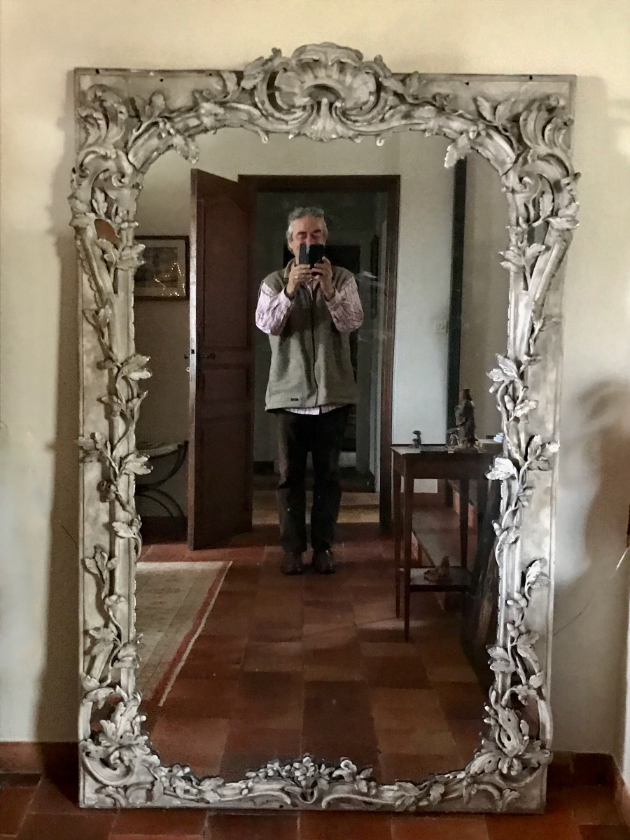  Grand miroir d'époque LOUIS XV