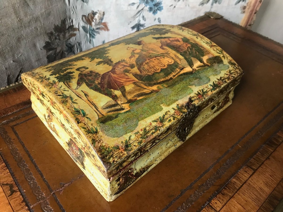 Pair Of 18th-century Wig Boxes Or Cases-photo-2