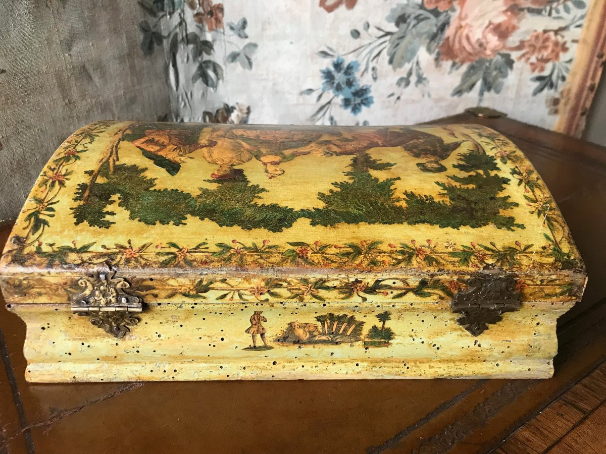 Pair Of 18th-century Wig Boxes Or Cases-photo-2