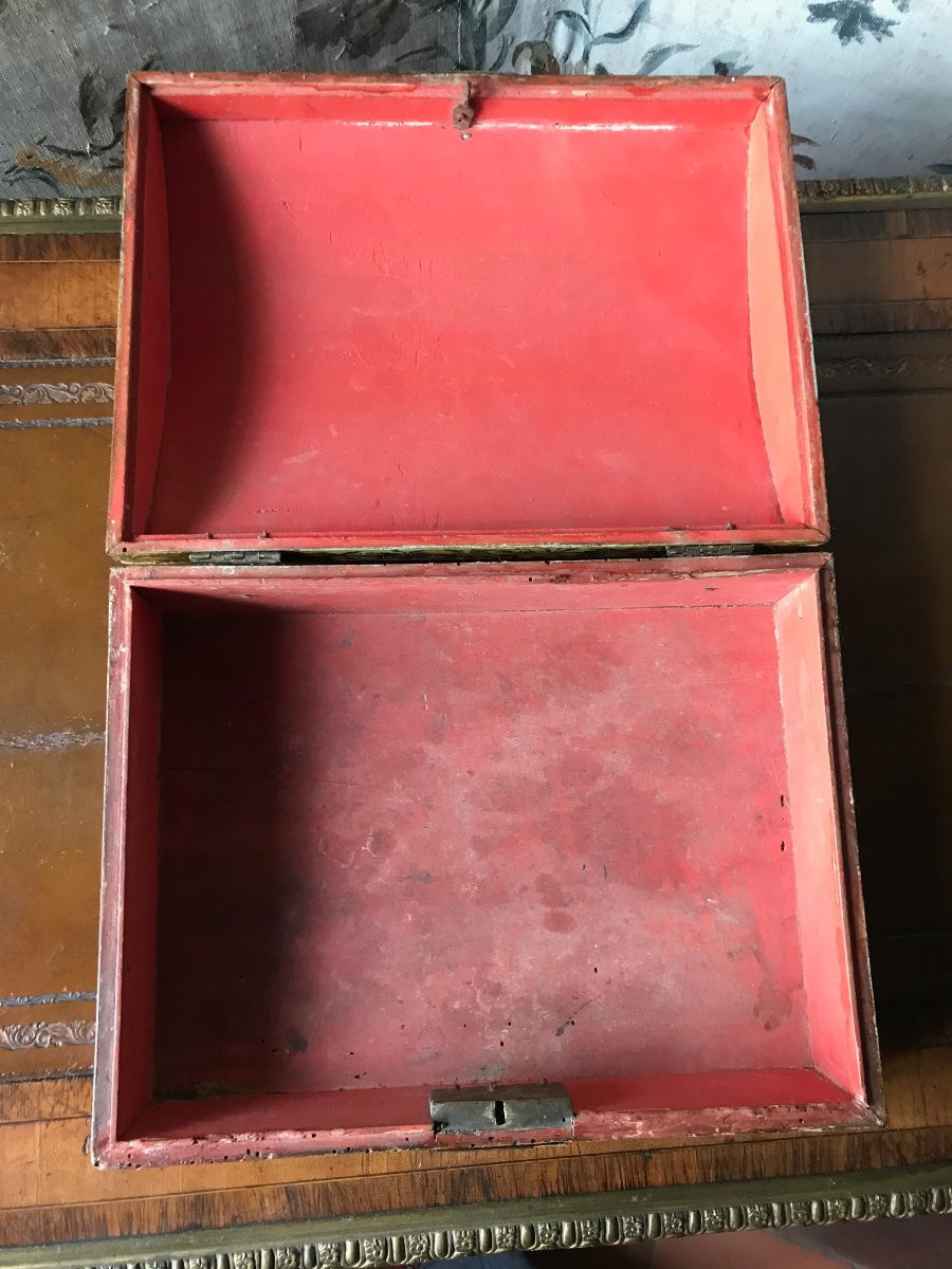 Pair Of 18th-century Wig Boxes Or Cases-photo-3