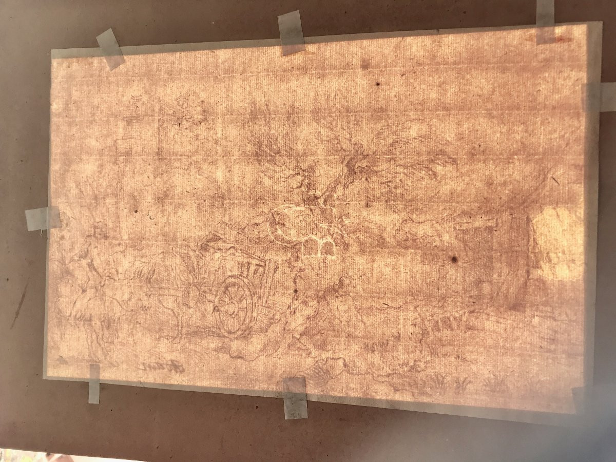 Red Chalk Drawing By François Boucher-photo-1