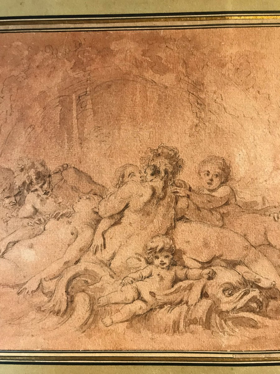 Preparatory Drawing By François Boucher -photo-2