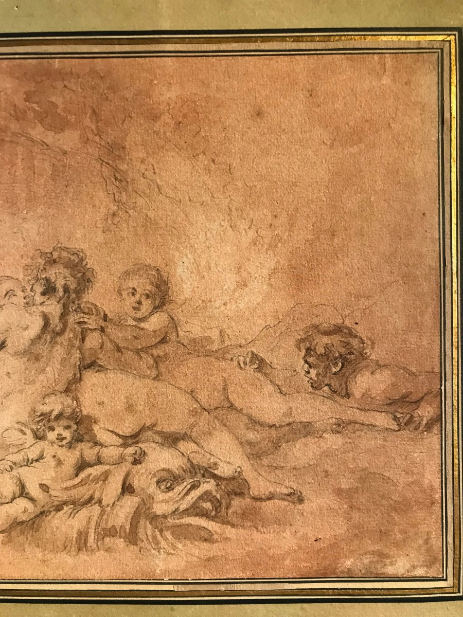 Preparatory Drawing By François Boucher -photo-3