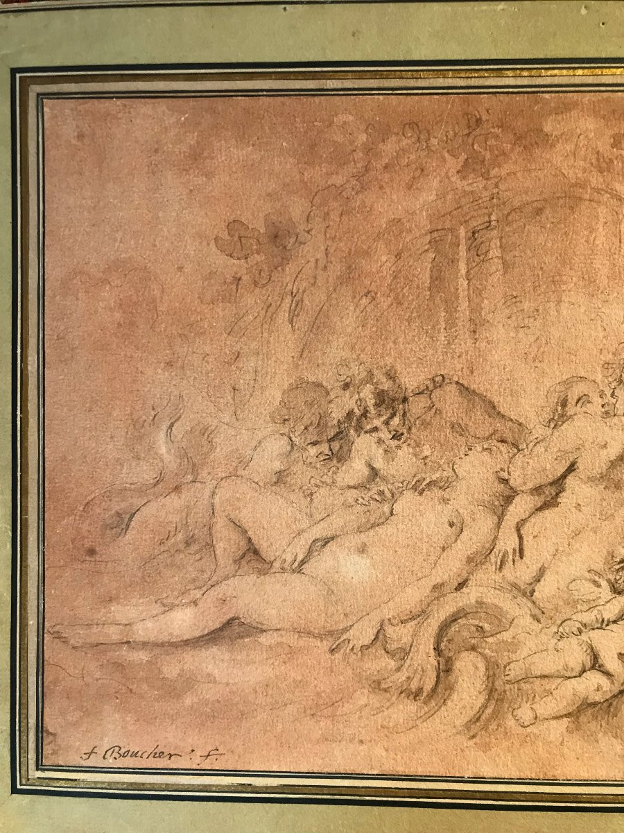 Preparatory Drawing By François Boucher -photo-4