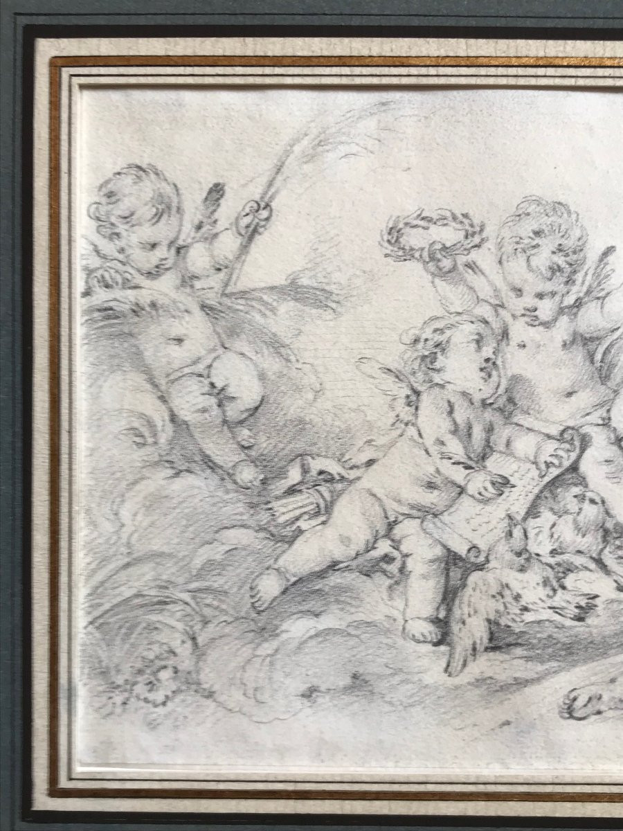 Preparatory Drawing By François Boucher-photo-3