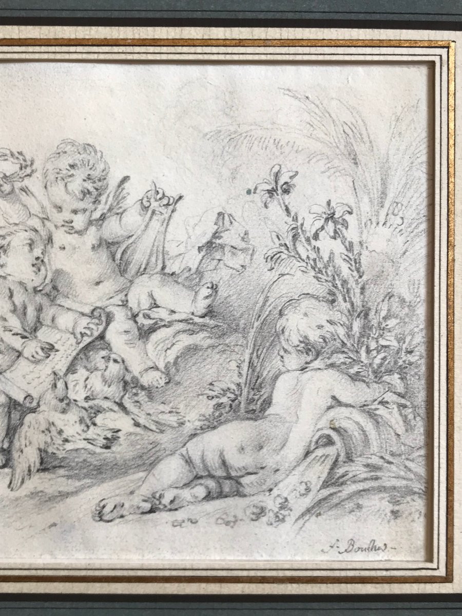 Preparatory Drawing By François Boucher-photo-4