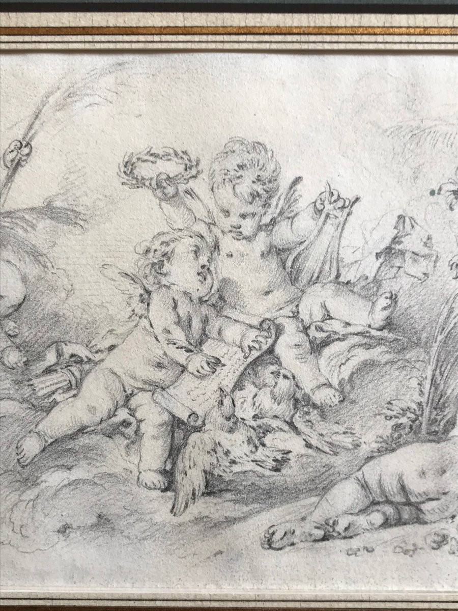 Preparatory Drawing By François Boucher-photo-1