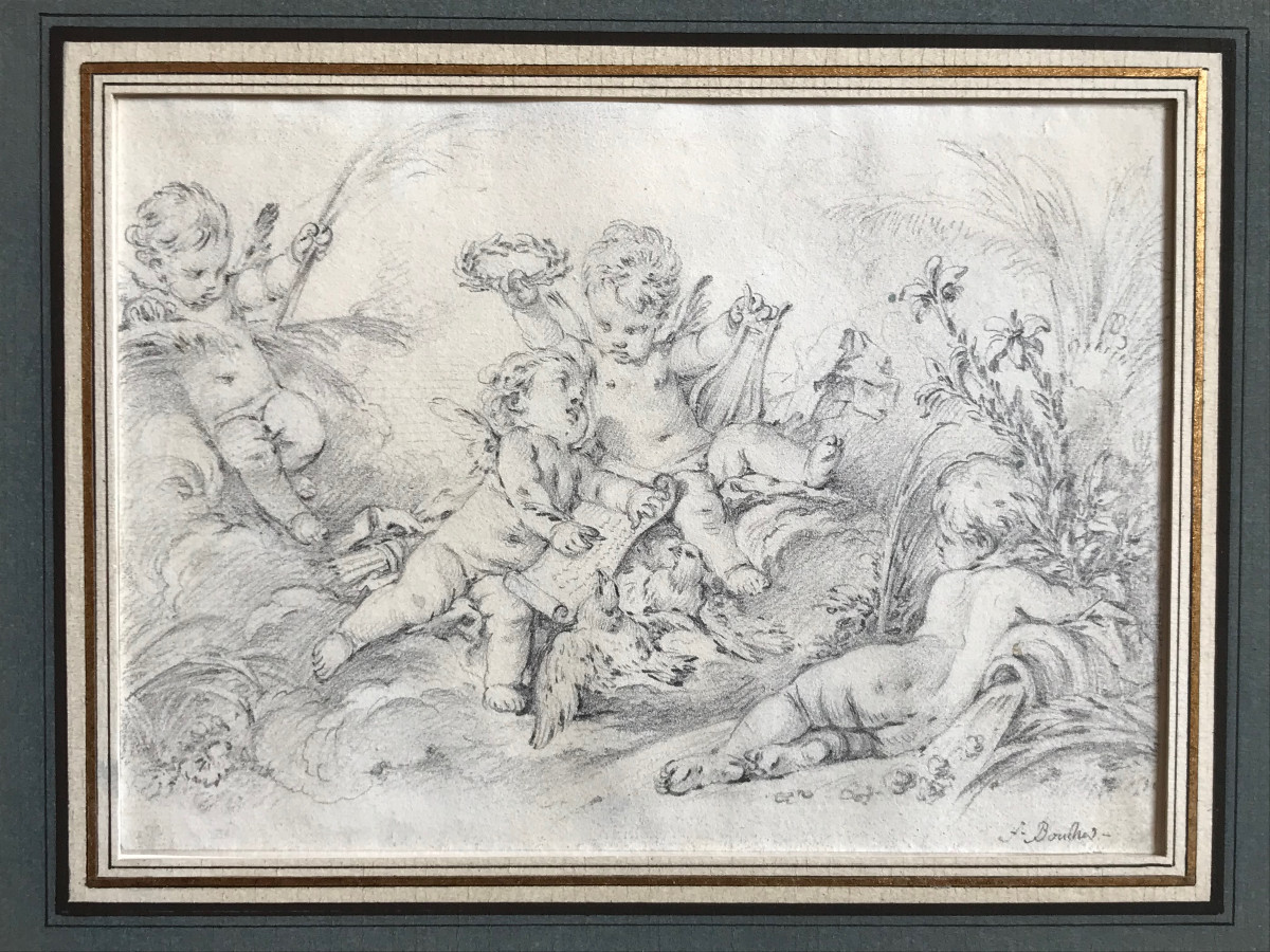 Preparatory Drawing By François Boucher
