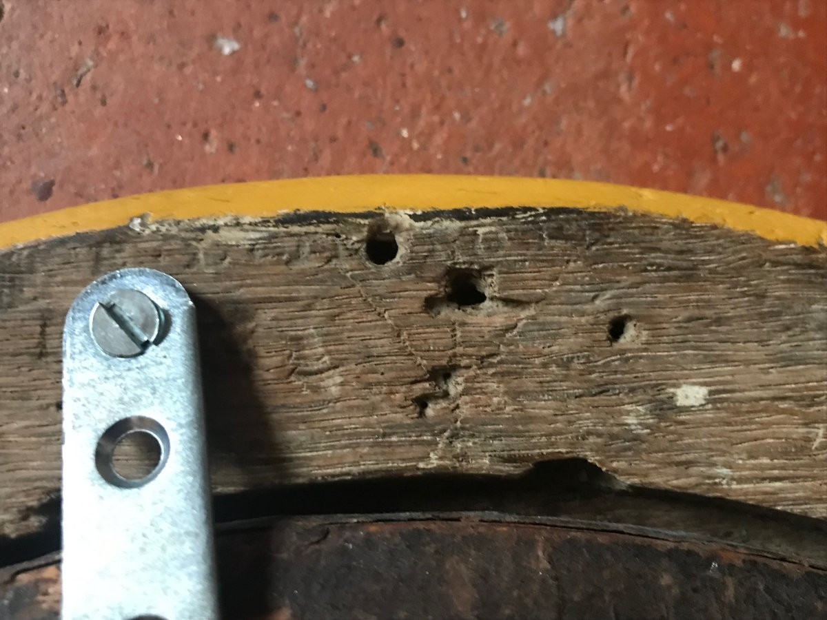 Portrait d'enfant XVIIIe cadre estampillé -photo-3