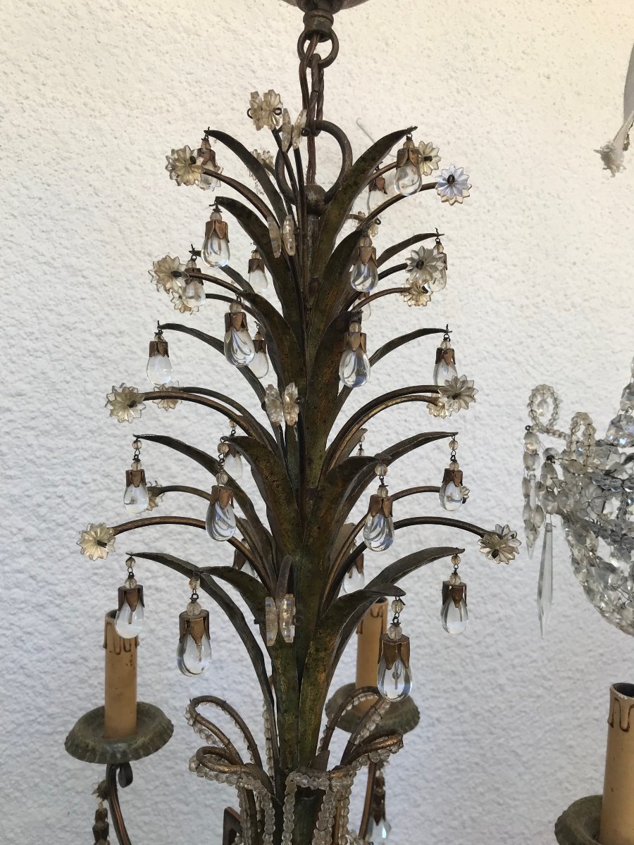 Lustre Ananas Maison Baguès Circa 1960-photo-4