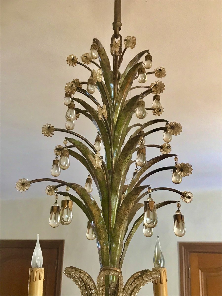Lustre Ananas Maison Baguès Circa 1960-photo-3