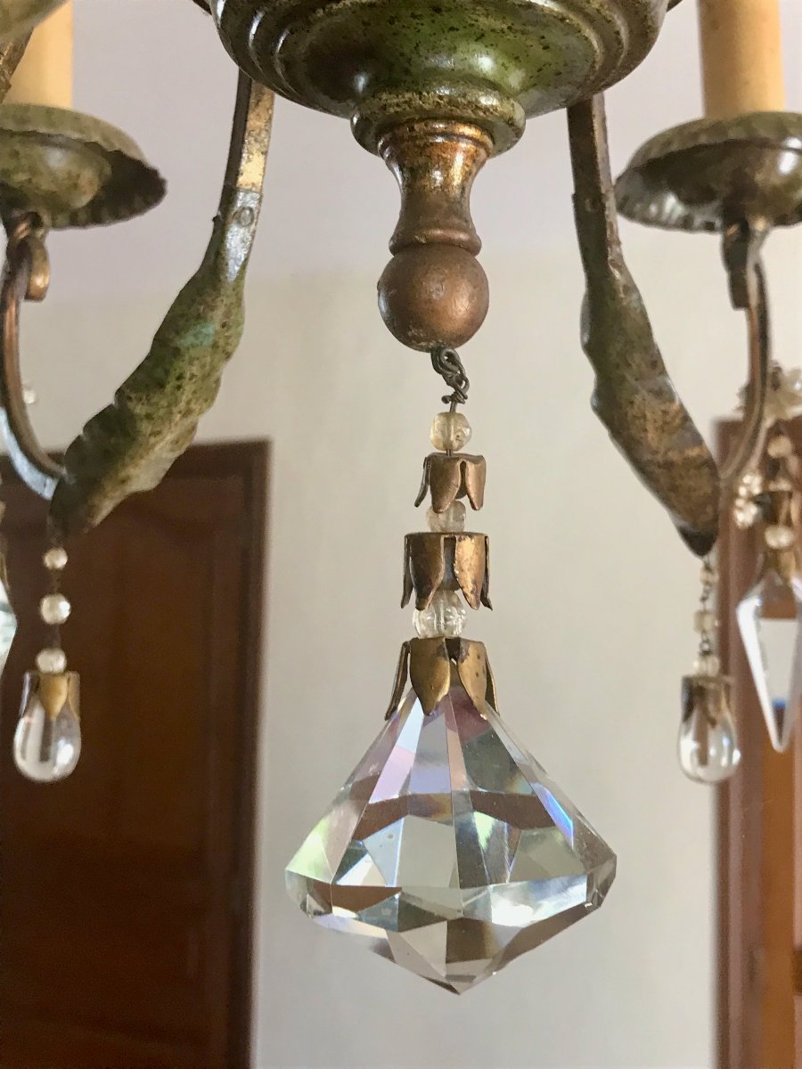 Lustre Ananas Maison Baguès Circa 1960-photo-4