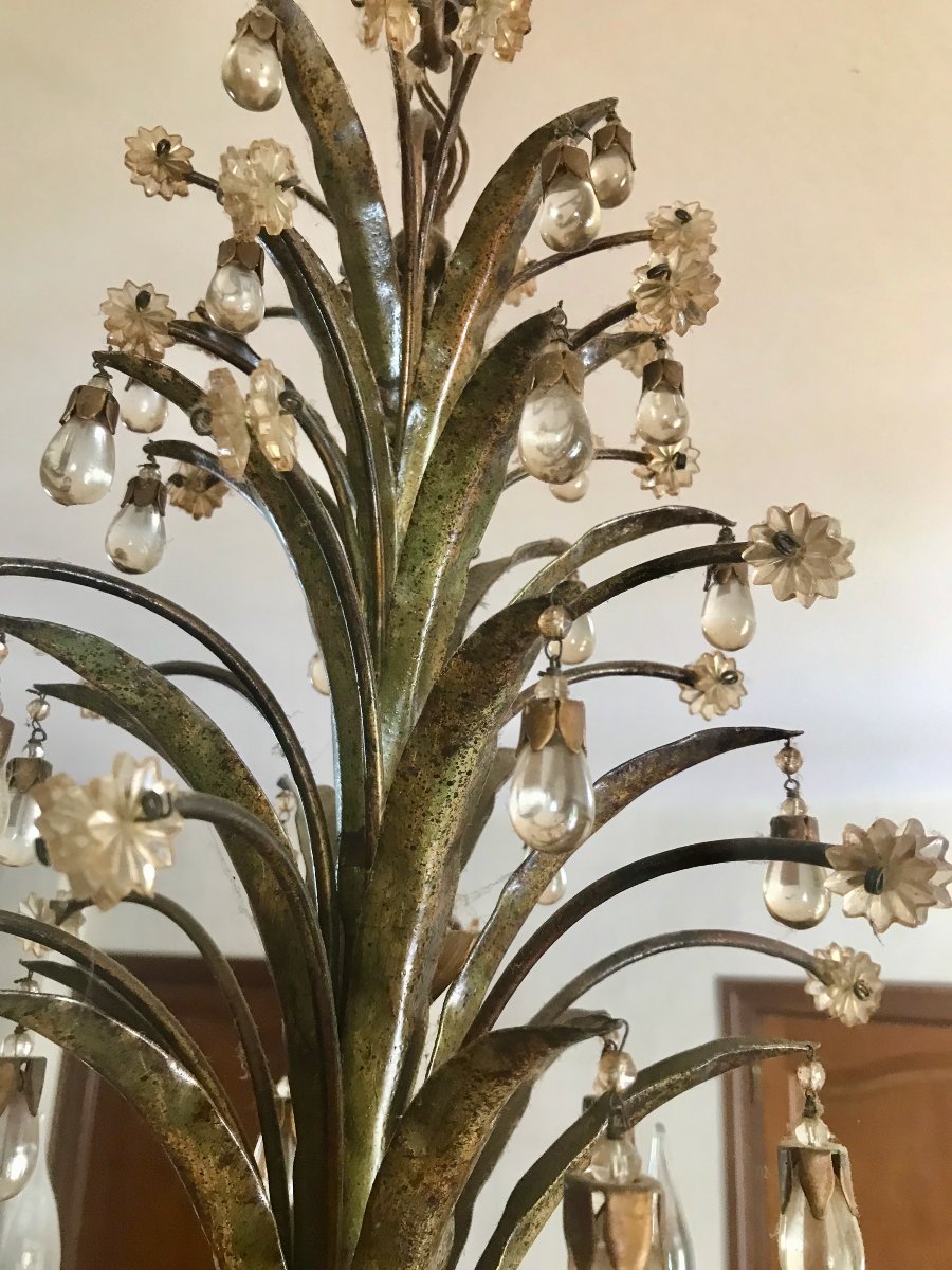 Lustre Ananas Maison Baguès Circa 1960-photo-7