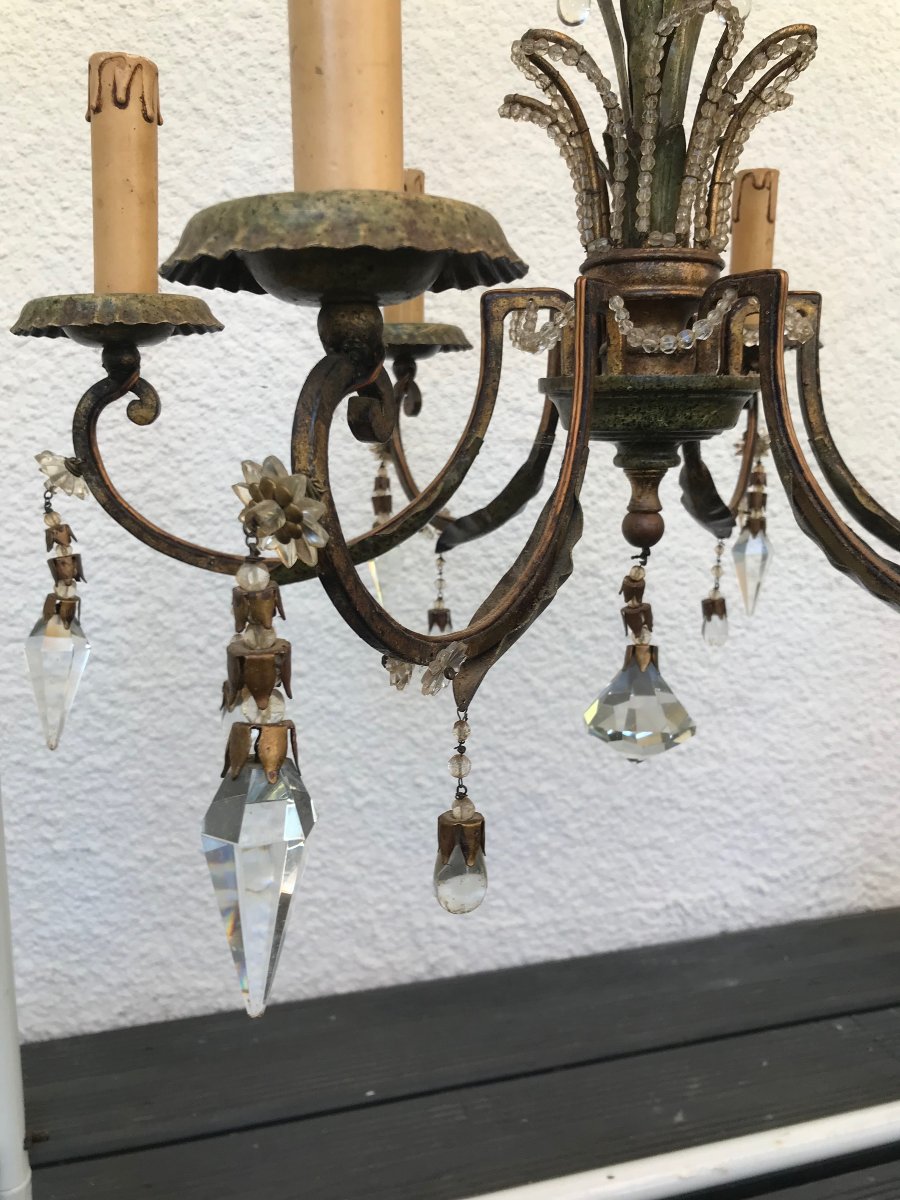 Lustre Ananas Maison Baguès Circa 1960-photo-8