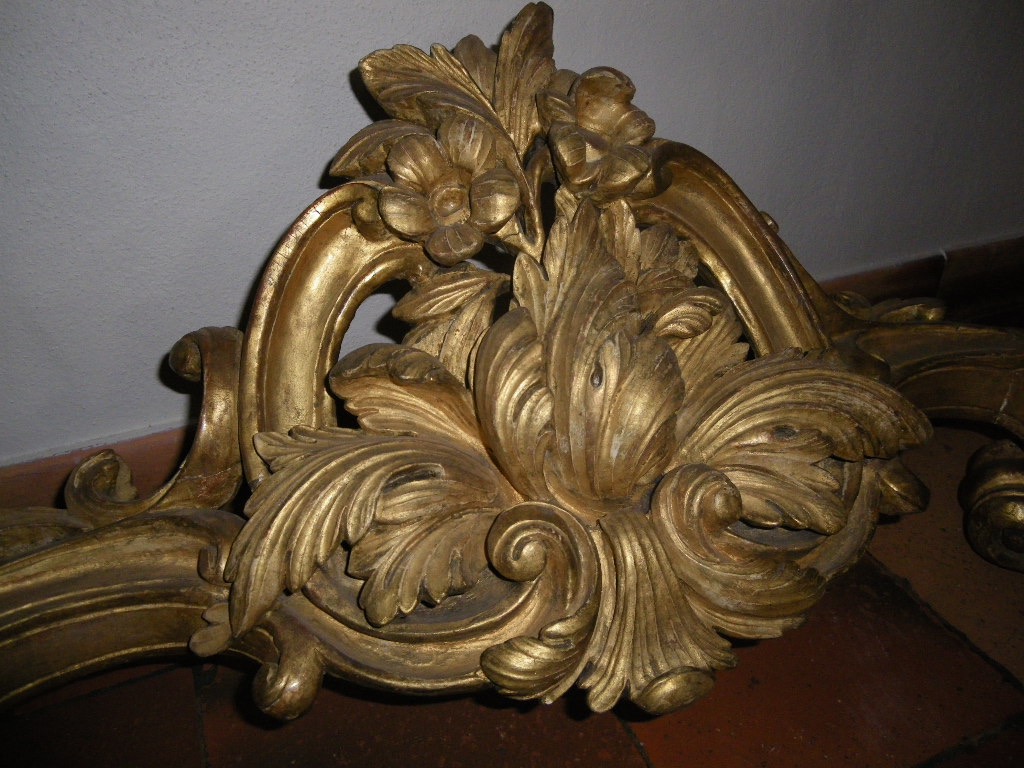 Console époque Louis XV Bois Doré XVIIIe-photo-2