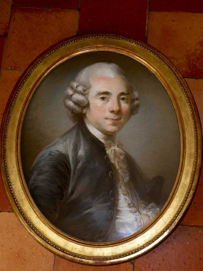 Pastel 18th Portrait Of A Man Attr. To Glain-photo-6