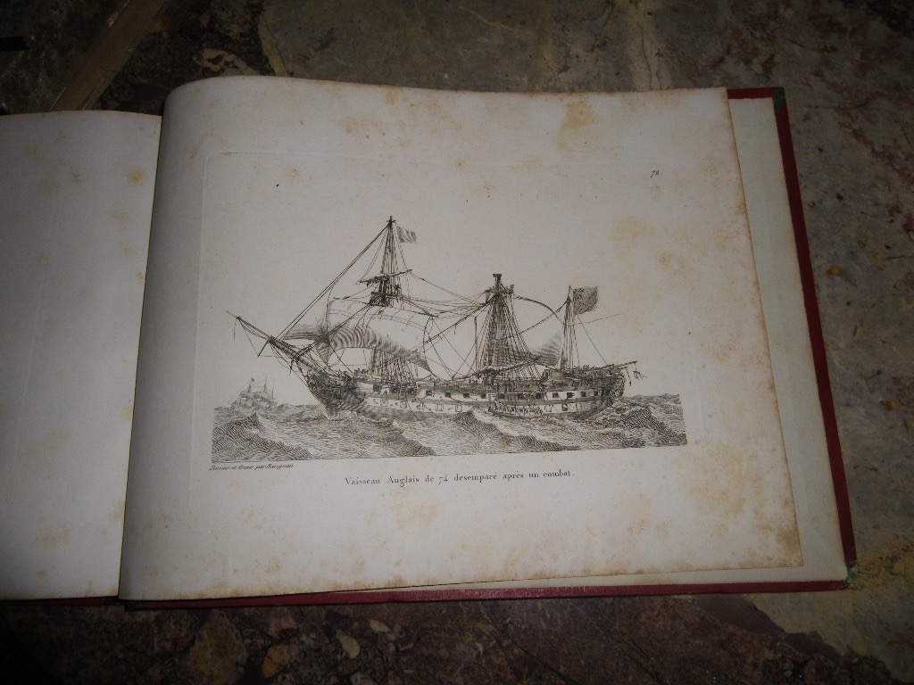 Ouvrage Relié "marine De Guerre Et Marchande" Par Baugean édition 1814-photo-2