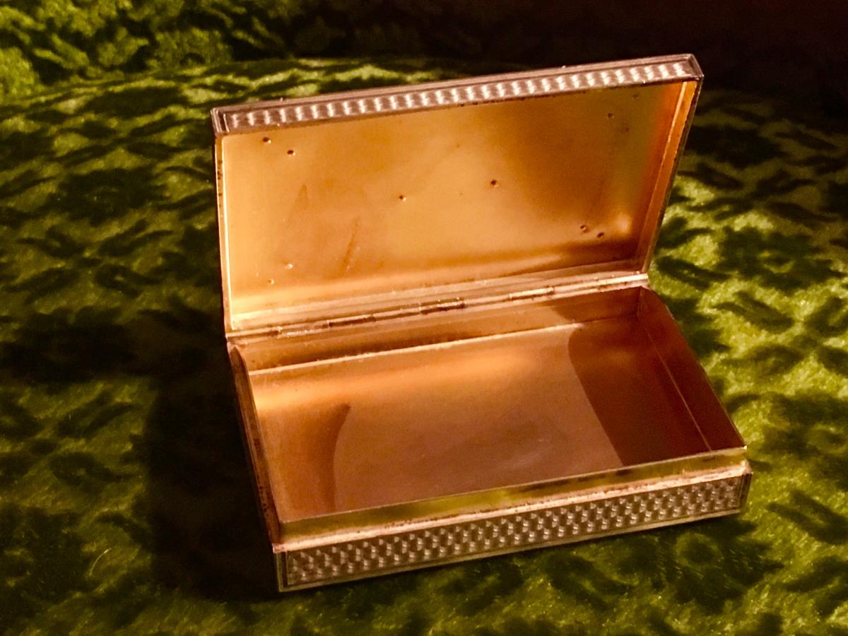 Boite Vermeil Style Louis XVI Fin XIXe-photo-4