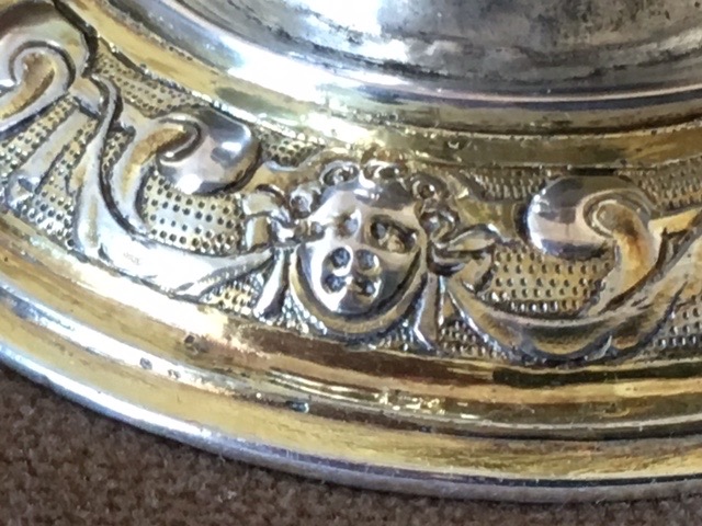 Baroque Cup In Silver And Vermeil-photo-4