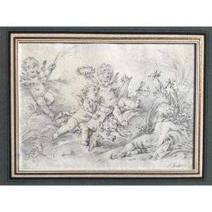 Preparatory Drawing By François Boucher