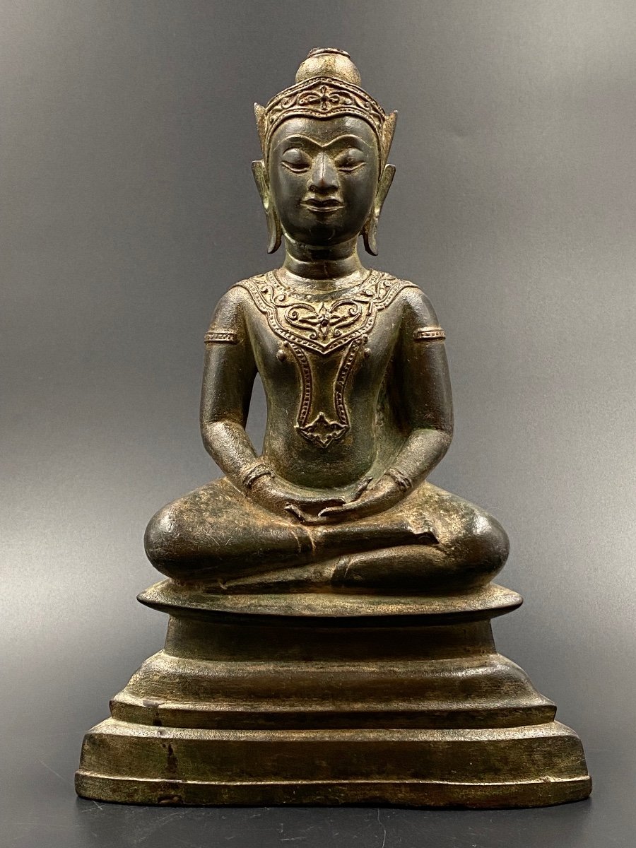 Bouddha, bronze, Siam, XVII-XVIII ème