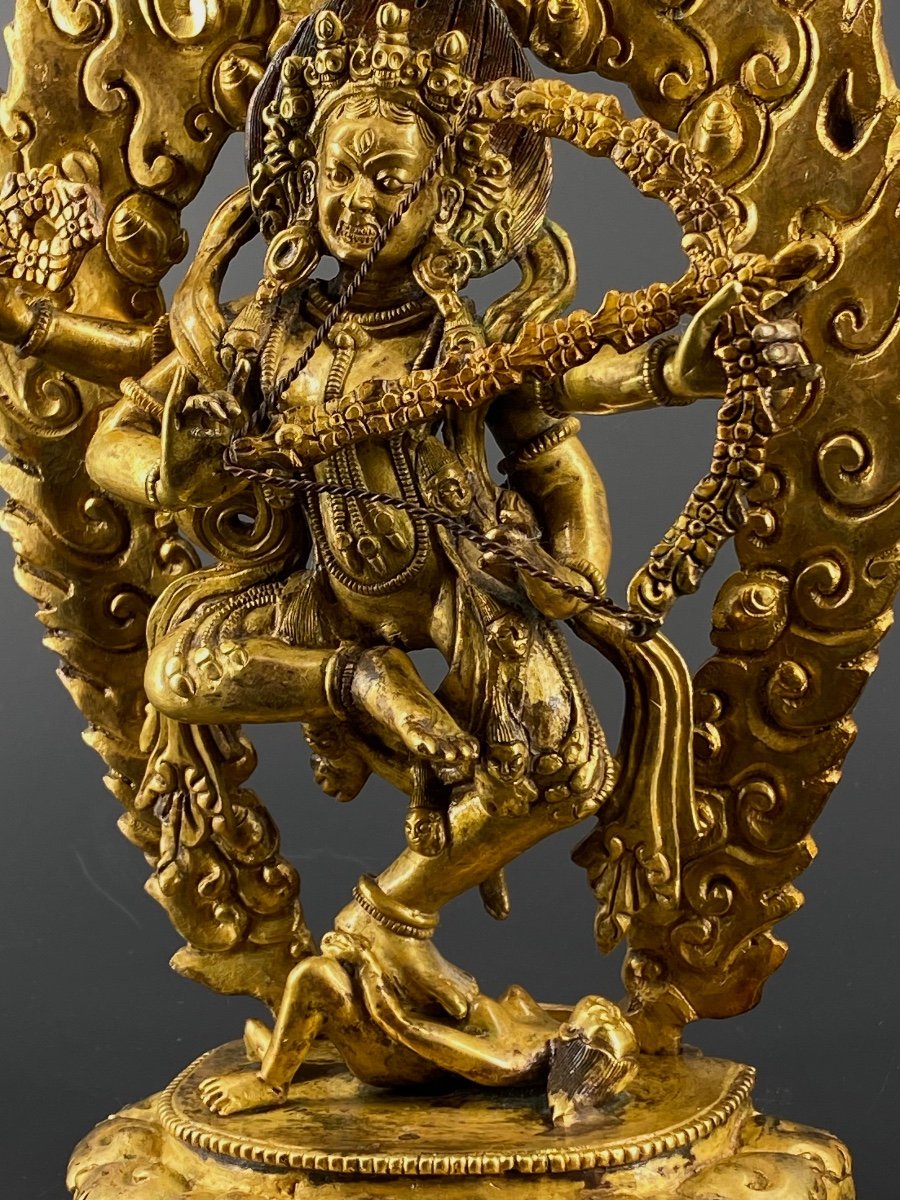 Kurukulla, Gilded Bronze, Nepal-photo-3