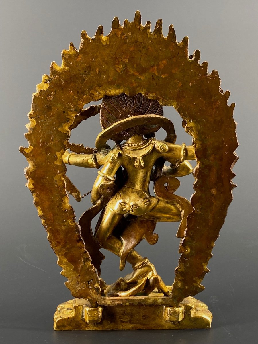 Kurukulla, bronze doré, Népal-photo-4
