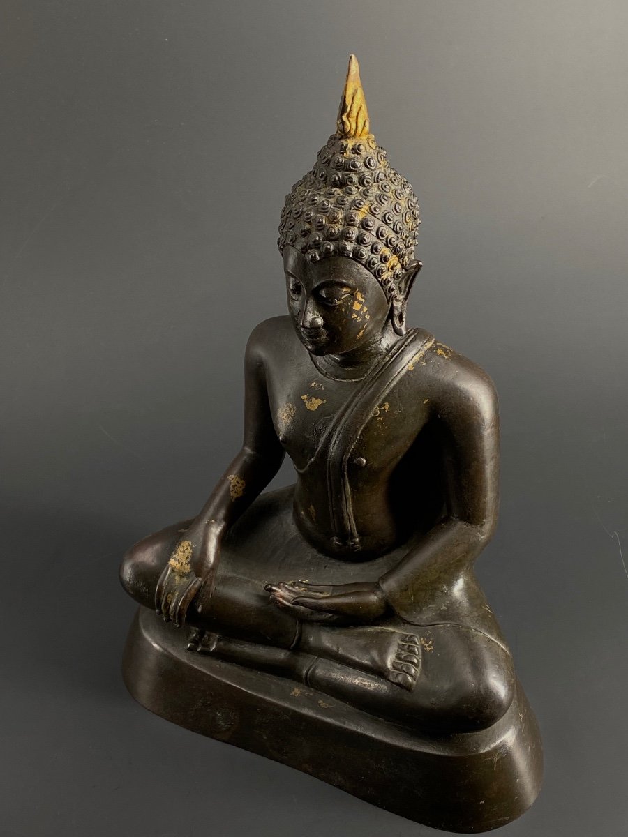 Buddha, Bronze, Thailand, 27cm, 19/20th-photo-2