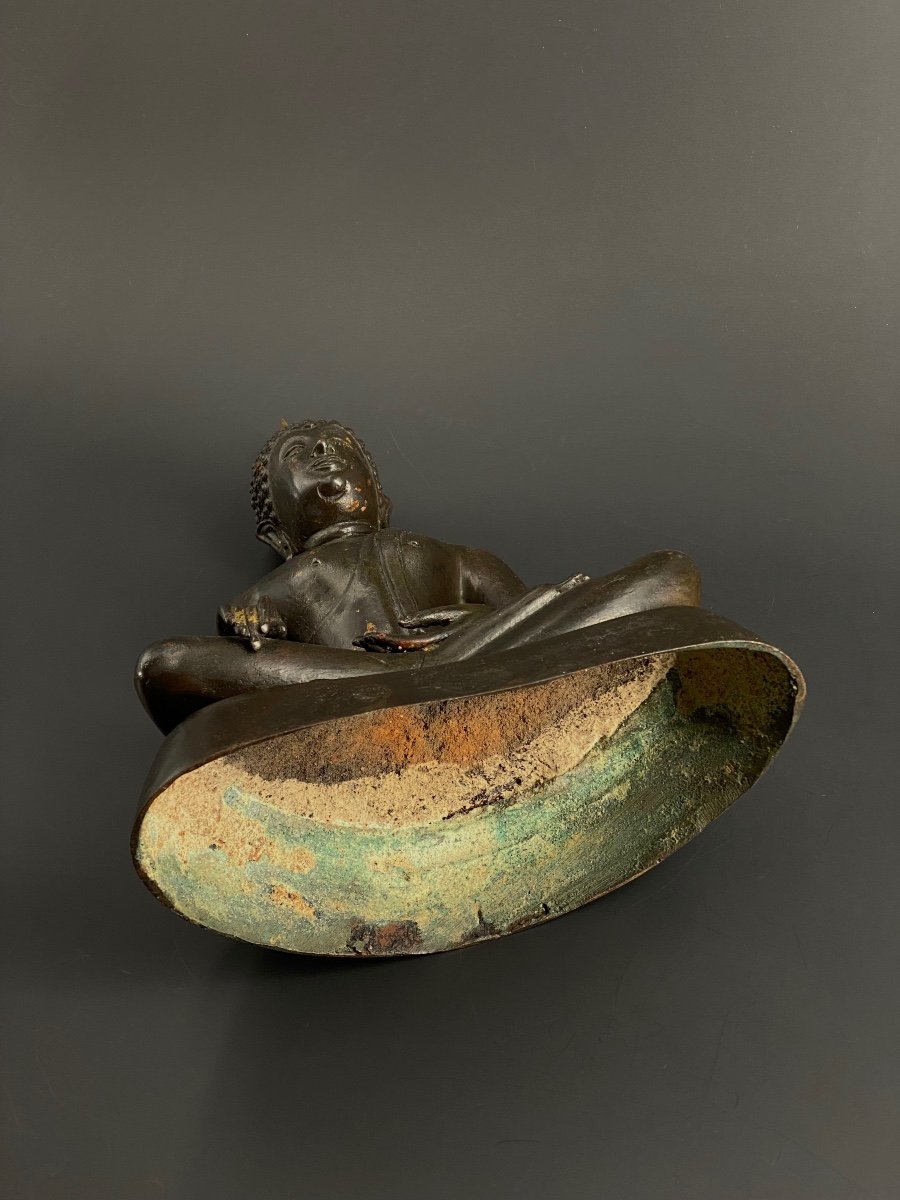Buddha, Bronze, Thailand, 27cm, 19/20th-photo-4
