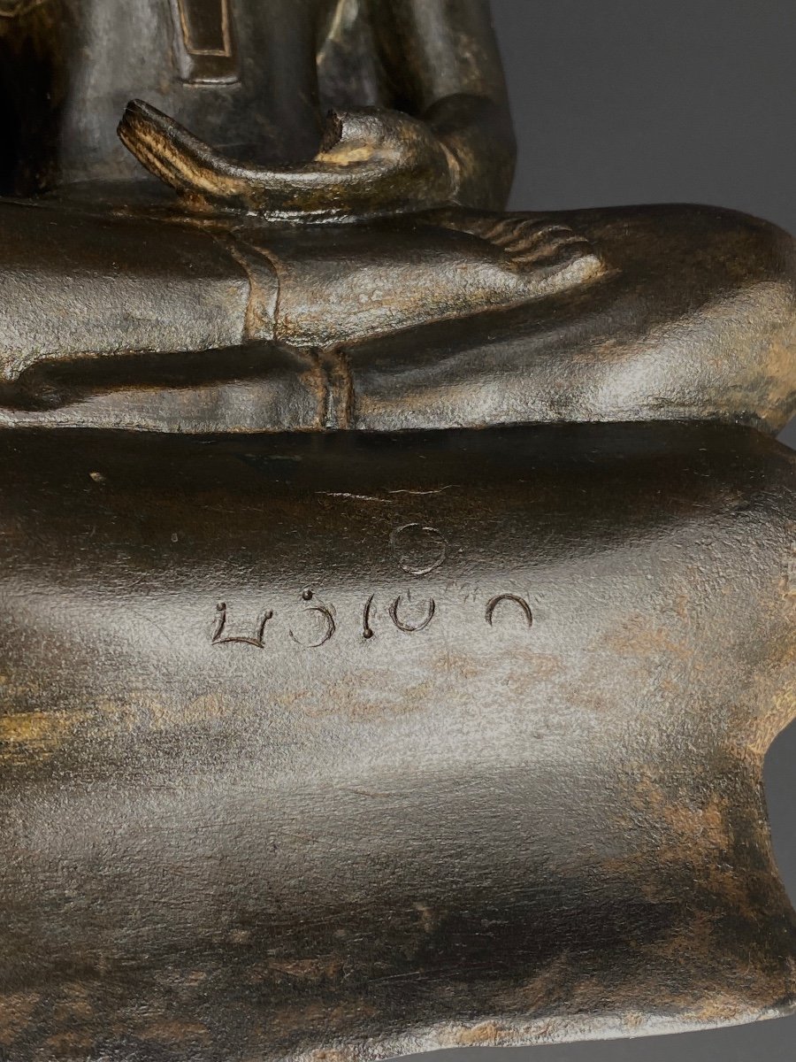 Buddha In Bronze, Burma, XIX-photo-4