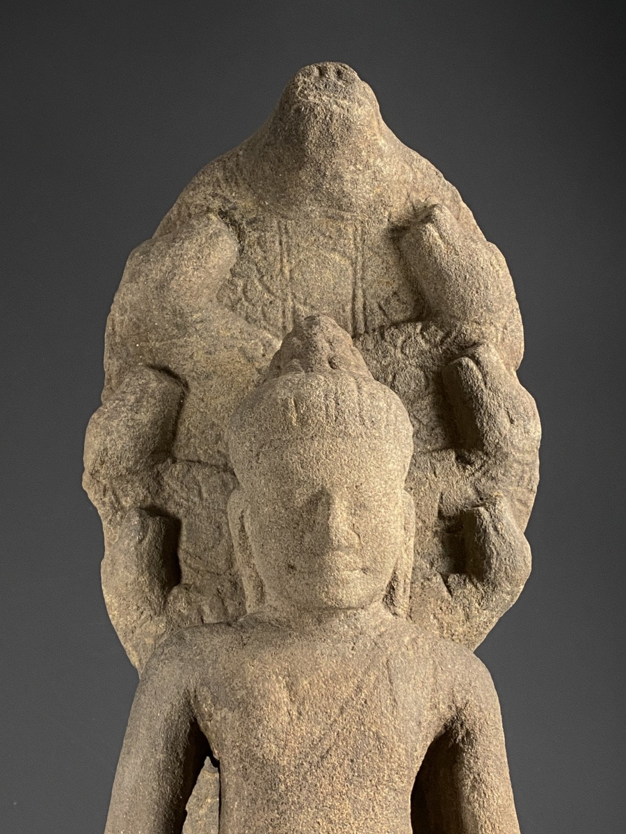 Buddha Mucalinda, Khmer-photo-2