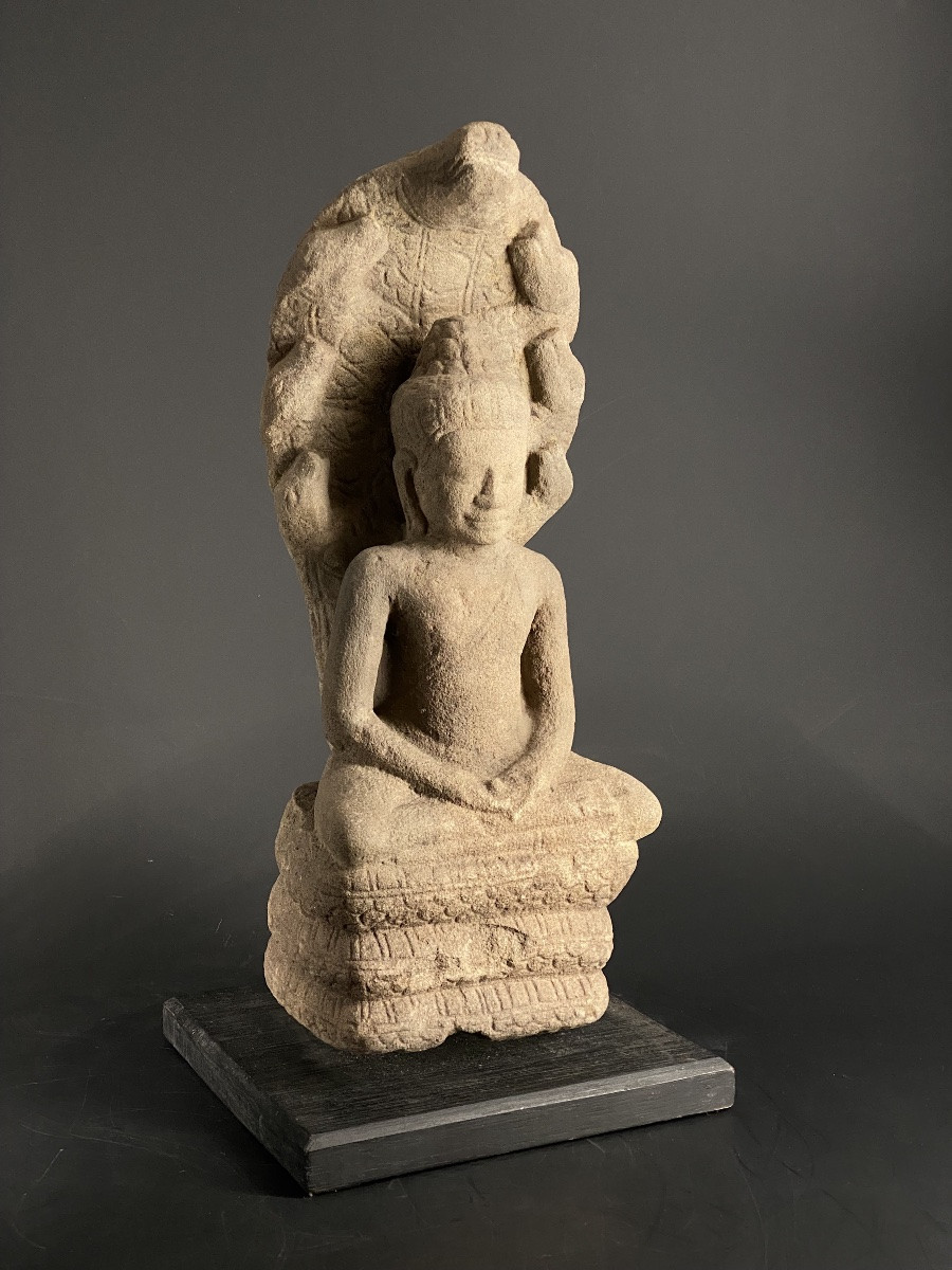 Buddha Mucalinda, Khmer-photo-3