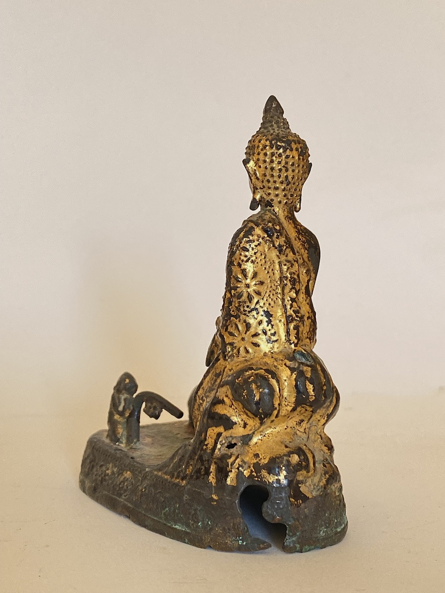 Bouddha, bronze, Thaïlande, XIX ème-photo-1