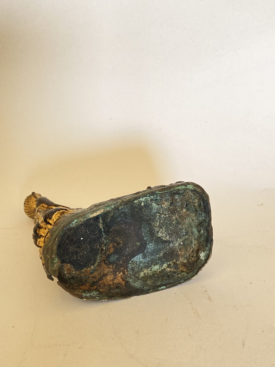 Bouddha, bronze, Thaïlande, XIX ème-photo-4