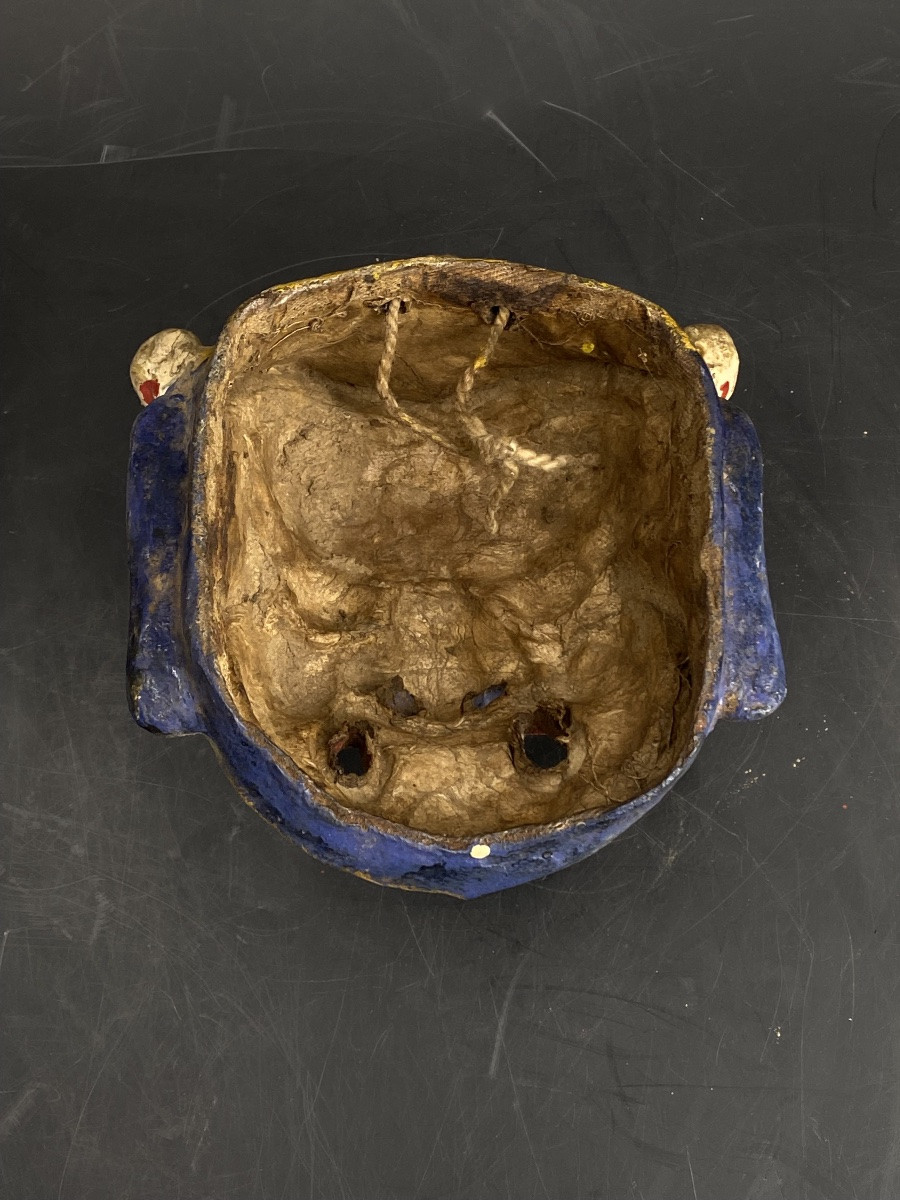 Pair Of Mahakala Wrathful Deity Masks-photo-1