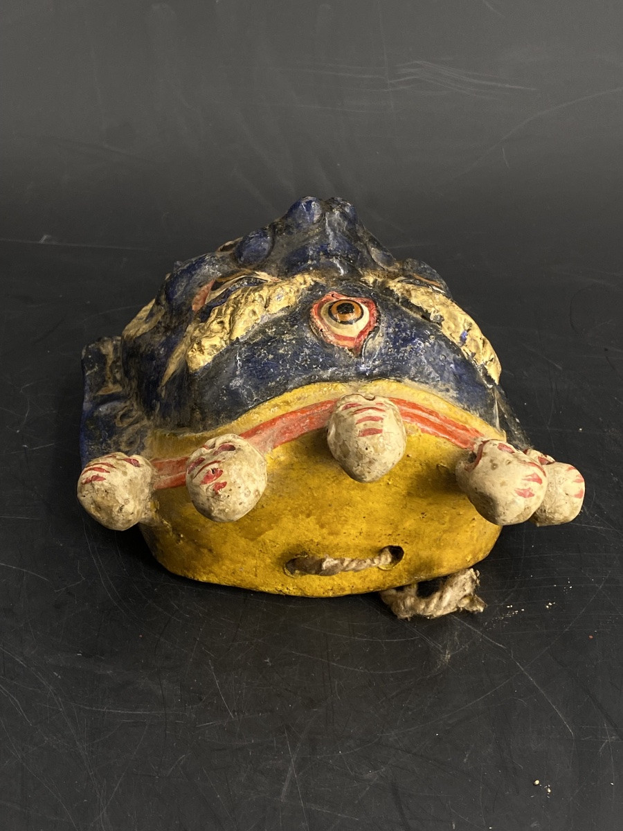 Pair Of Mahakala Wrathful Deity Masks-photo-2