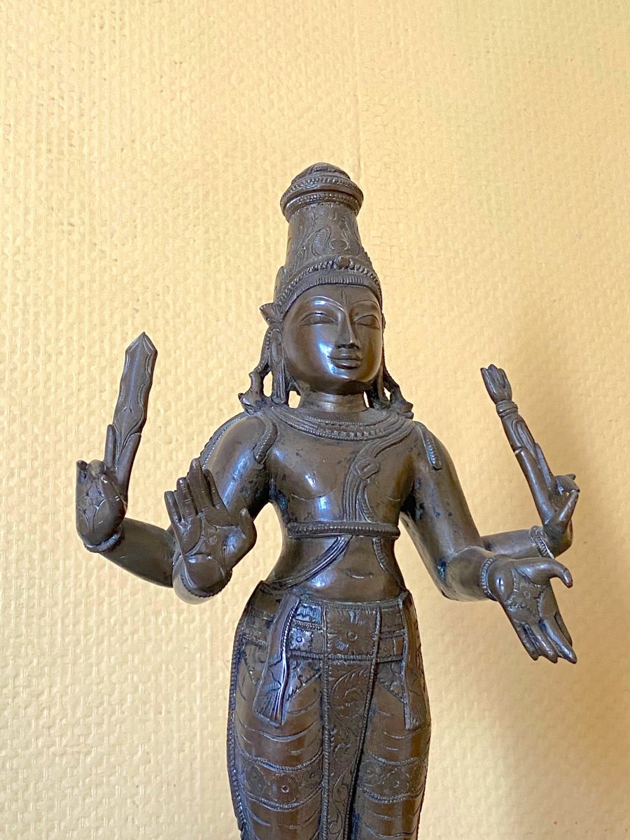 Subrahmanya, bronze, 40,3 cm, Inde du sud, 18ème