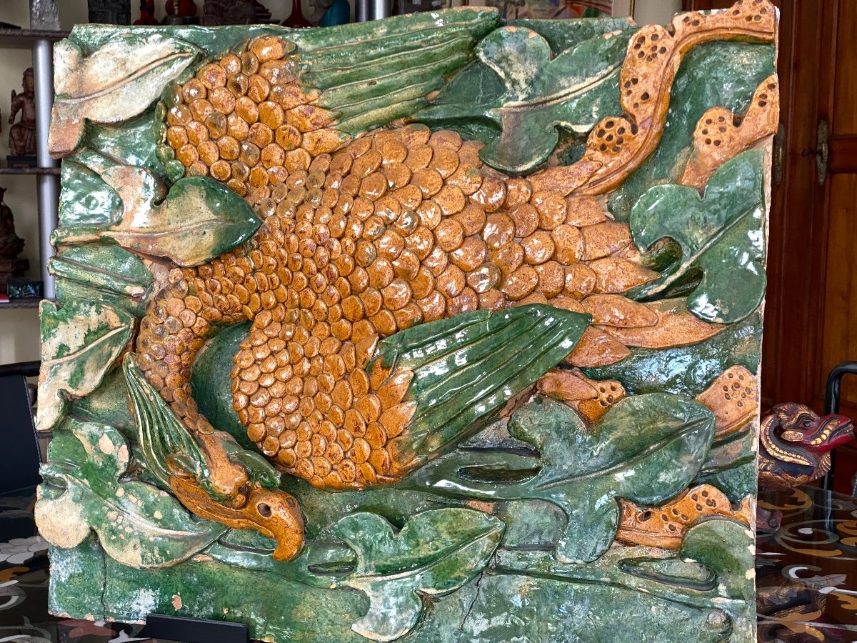 Enamelled Sandstone Phoenix, Ming Period, 60cm X 51cm-photo-2