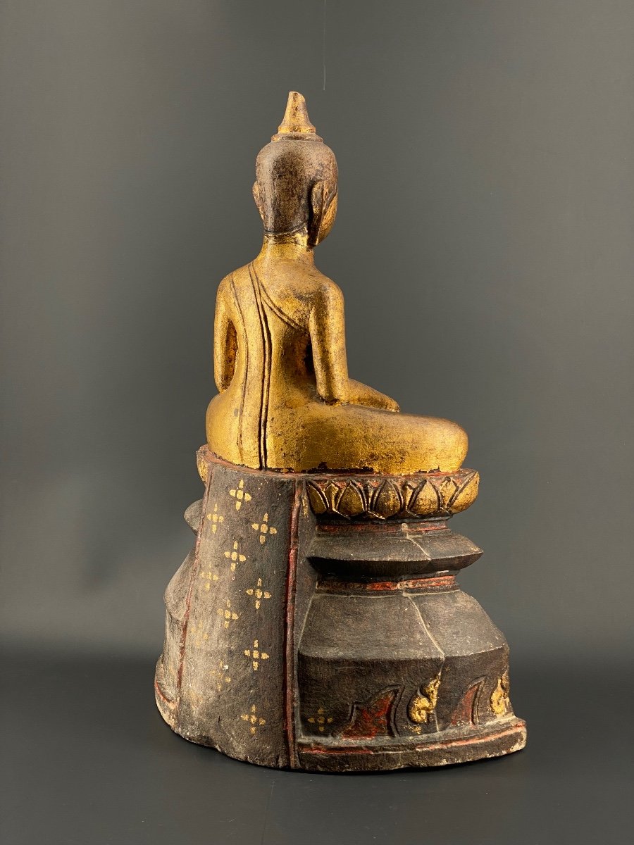 Buddha, In Stone, Burma, 19th Century-photo-2