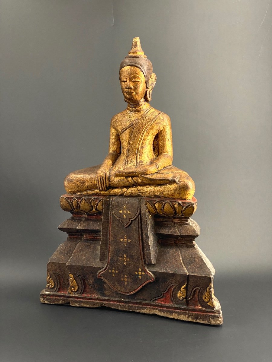 Buddha, In Stone, Burma, 19th Century